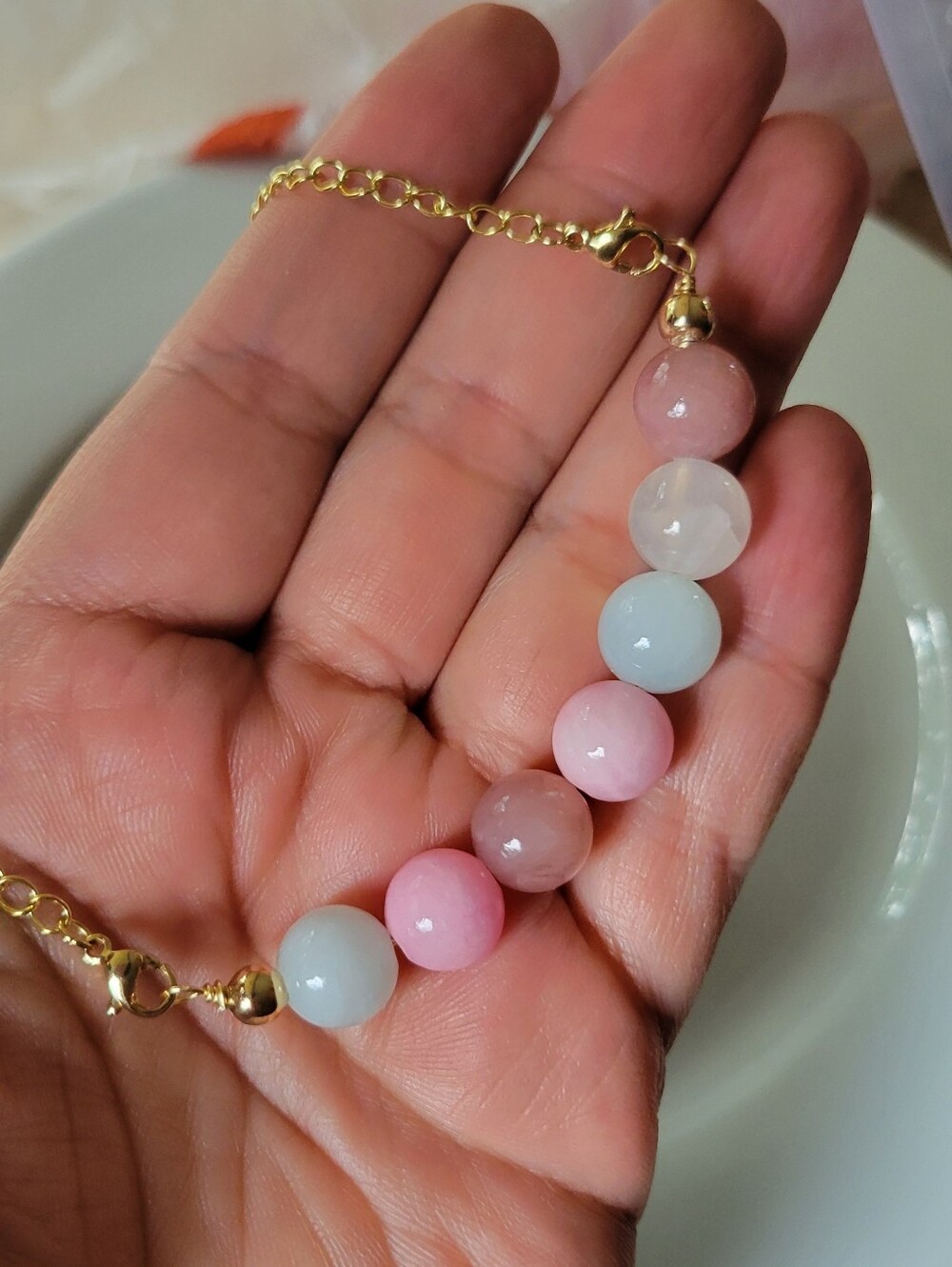 Jade Multi Colored Necklace - Picture 4 of 4